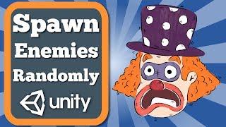 How to spawn enemies randomly in Unity 2D game | Unity 2D tutorial