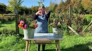 Georgie Newbury - Flower Arranging Masterclass - Wells Food Festival 2020 with Charlie Bigham's