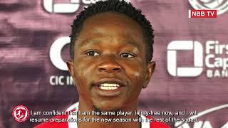 Mike Mkwate had a chat with club media after signing a new FCB Nyasa Big Bullets contract.