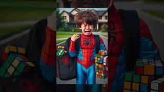 Little spiderman left his house  #spiderman #trending #shorts