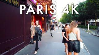 Paris Red Light District: Moulin Rouge Paris, Pigalle, Montmartre 4k Walk 