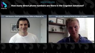 How many direct phone numbers are in Cognism’s data set?