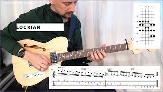 Hauer Guitar School - Modes for Guitar - 3 notes per string