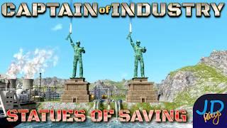 Statues of Saving  Captain of Industry DragonIsle  Ep22  Lets Play, Walkthrough