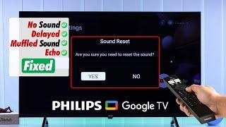 Philips Google TV: How to Reset Audio/Sound Settings! [Fix Audio Issues]