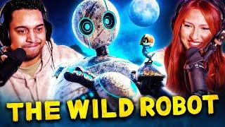 THE WILD ROBOT (2024) MOVIE REACTION - THIS ONE MADE US EMOTIONAL! - FIRST TIME WATCHING - REVIEW