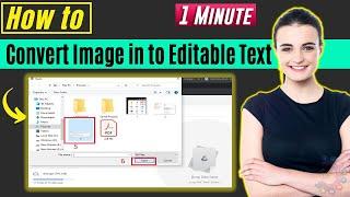 How to Convert Image into Editable text 2024