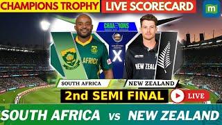 Live Semi Final : South Africa vs New Zealand Champion Trophy 2025 | Nz Vs Sa Live | Commentary