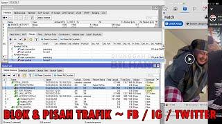 Pisah Trafik Media Sosial Facebook, Instagram, Twitter di Mikrotik