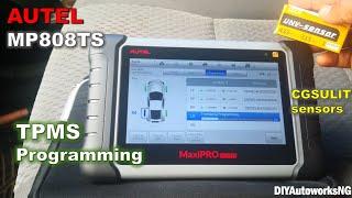 TPMS Sensor PROGRAMMING: How to PROGRAM Tire sensor with AUTEL Scanner using CGSULIT TPMS sensors