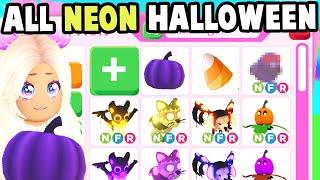 Getting Every 2024 Neon Halloween Pet in Adopt Me!