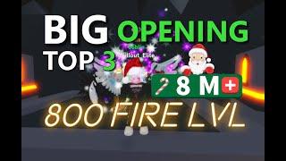 Saber Simulator BIG opening 8M  800 fire lvl TOP 3 