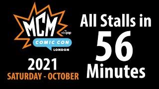 MCM London Comic Con 2021 October Saturday All Stalls