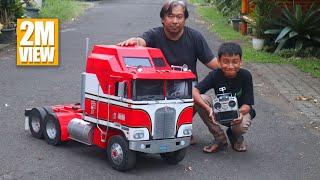 I Build Giant RC Semi Truck Model Just for Fun With Foam Board (1/4.5 Scale)