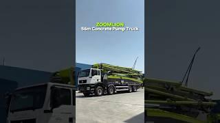 Brand New 56m Zoomlion Concrete Pump Truck for Sale #zoomlion #concretepumptruck #sitrak