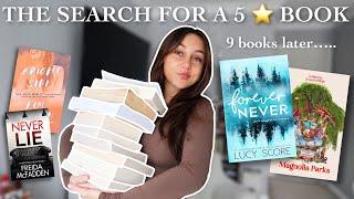 this video ends when i find a 5 star book ⭐️ | spoiler free reading vlog!