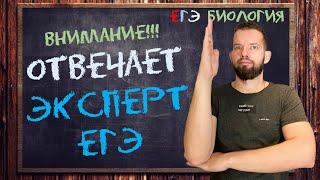 ВОПРОСЫ о важном ЭКСПЕРТУ ЕГЭ | БИОЛОГИЯ ЕГЭ