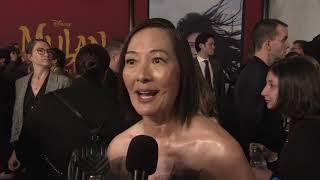 Mulan: Rosalind Chao "Hua Li" Red Carpet Movie Premiere Interview | ScreenSlam