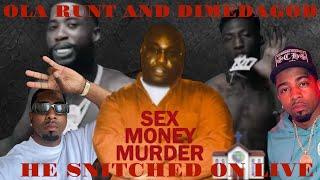 SMM BLOOD OLA RUNT KICK OUT GUCCI MANE 1017 GROUP AND ON CAMERA LIVE SNITCHING UNDER DIMEDAGOD