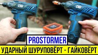 IMPACT SCREWDRIVER - PROSTORMER 12 VOLT NUTS