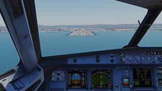 Marseille LFML Landing | ToLiss A321neo | X-Plane 12