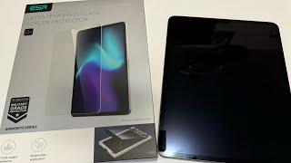 ESR Armorite iPad Pro 13” M4 Glass Screen Protector Unboxing, Installation Summary, Tips & Tricks