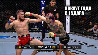 НАГЛУХО С УДАРА! Полный Бой Шон О'Мэлли VS Мераб Двалишвили UFC 306 / Смотреть Прямой Эфир