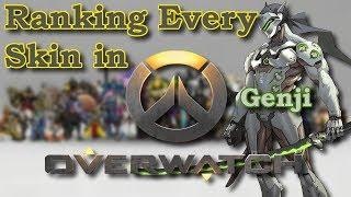 Ranking Of Every Genji Skin in Overwatch | New Genji Skin | Top 5 Best Genji Skins 2021 || Overwatch