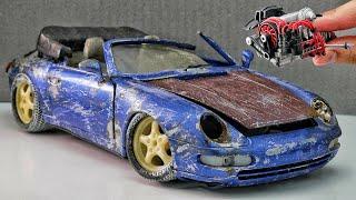 Restoration old Porsche 911 (993) Carrera - Restore and customize classic Sport Car