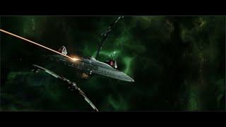 The USS Enterprise E battles the Scimitar HD 4k