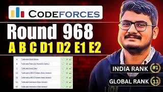 Codeforces Round 968 Solution Discussion | ABCD1D2E1E2