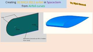 Creating  3D NACA 0012 airfoil CFD model for turbulent simulation | Part 2