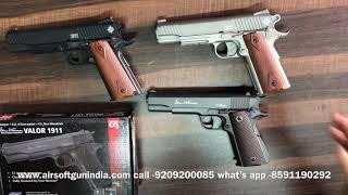 Difference between  Crosman 1911 vs Dan Wesson Valor 1911  co2 Air gun