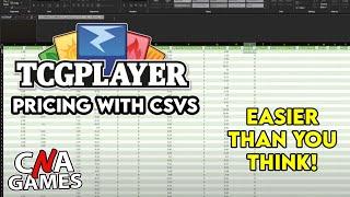 How to Reprice Your TCGPlayer Singles EASY! Pricing with Spreadsheet Formulas