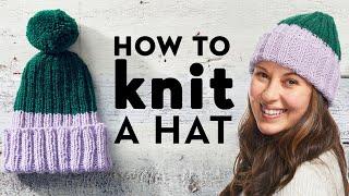 How To Knit A Hat For Beginners | Stitch Club | Good Housekeeping