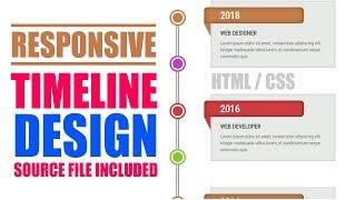 Responsive Vertical Timeline With Html 5 and CSS 3 - Creative Timeline Design