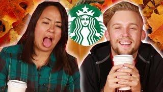 People Try Pumpkin Spice Lattes For The First Time