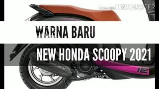 Warna baru new honda scoopy 2021