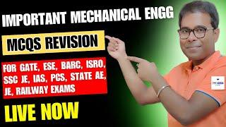 Mechanical Engineering mcq revision - 2 live #gatemechanical #gate2025 #gateexam #live #livestream