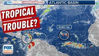 Forecasters Monitoring Invest 94L While New Area Emerges In Caribbean