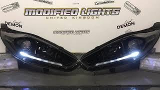 Modified Ford Fiesta bi-xenon headlights