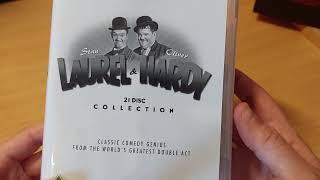 Laurel and Hardy 21 Disc Collection #physicalmedia #dvd #laurelandhardy #unboxing