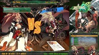 Guilty Gear Xrd Rev 2 Online Matches (PC) - HGhaleon (Baiken) Vs Villagebear (Answer)