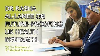 Dr Rasha Al-Lamee on Future-proofing UK Health Research I Academy of Medical Sciences report