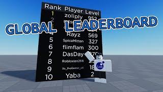 Roblox How to Make a: Global Leaderboard