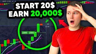 FROM 20$ TO 20,000$ FOUND 100% BINARY OPTIONS TRADING STRATEGY | PocketOption Best Strategy