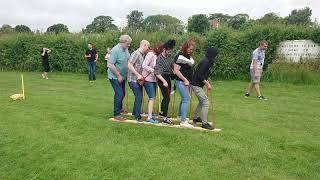 Centipede Skis - Team Building Game