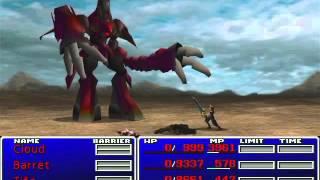 Final Fantasy 7 - Beating Ruby WEAPON Without Touching a Button