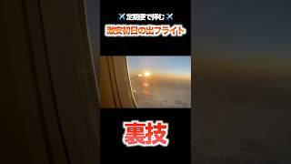 裏技！初日の出フライトに格安で乗る方法#jal #旅行 #飛行機