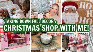 CHRISTMAS SHOP WITH ME 2023 | HOBBY LOBBY, TARGET, WALMART